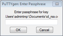 PuttyGen Passphrase